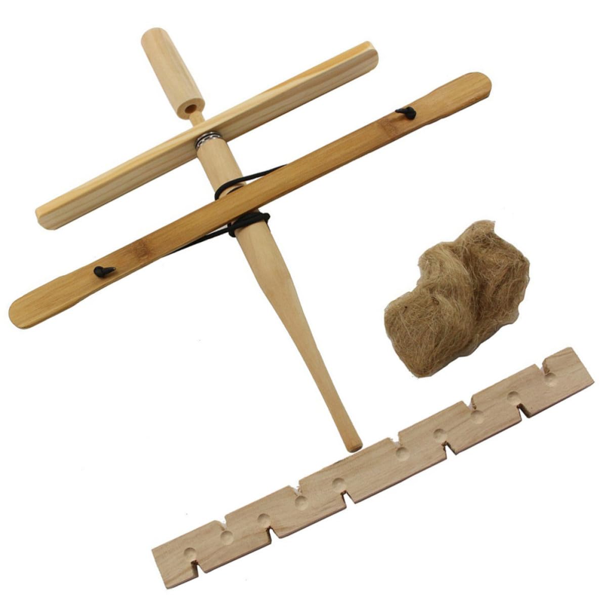 Herramienta para encender fuego con madera natural para supervivencia en camping