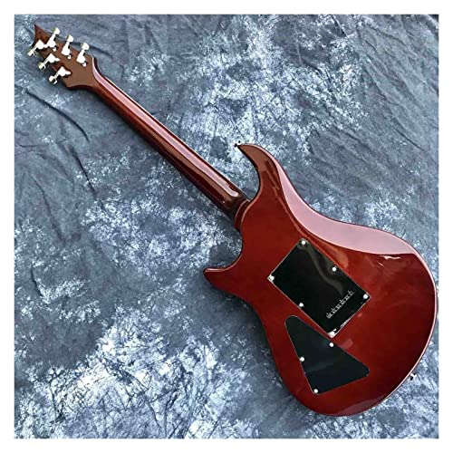 AMINIY Guitare électrique Costume Pleine Maigre col en Acajou Panneau Jazz érable flambé Guitare électrique (Color… - Les Beatles, Paul McCartney, John Lennon, RIngo Starr, George Harrison AMINIY Guitare électrique Costume Pleine Maigre col en Acajou Panneau Jazz érable flambé Guitare électrique (Color… – Image 5