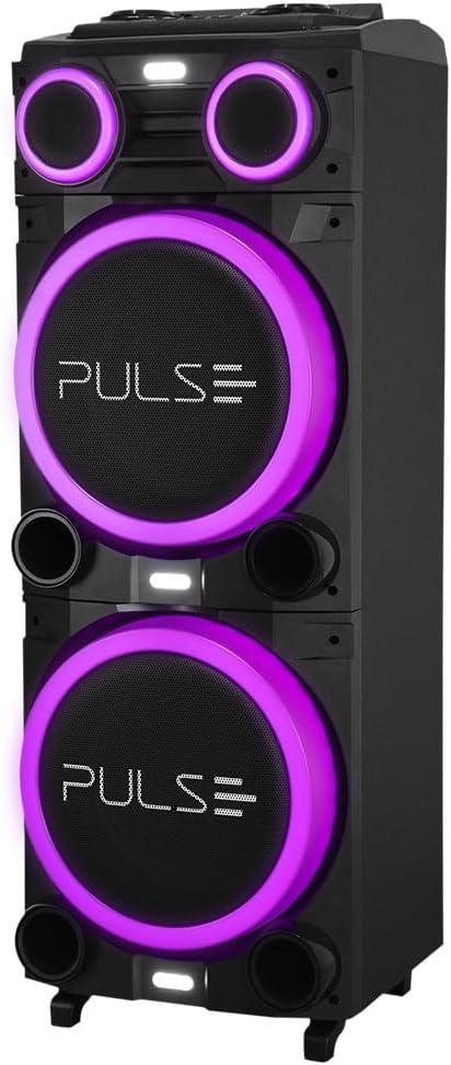 Caixa de Som Torre Double 12 Pol, 2700W Bluetooth Pulse - SP516