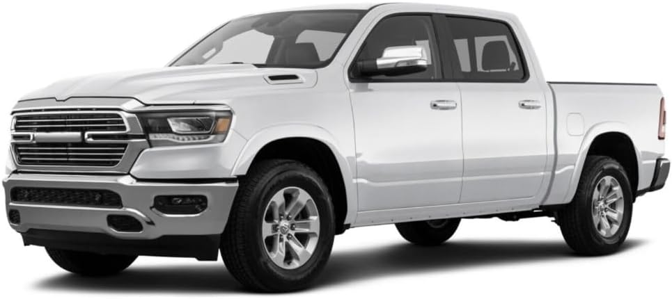 Truck for Ram 1500 2019-2022 Pick-up Bed Tonneau Cover Vinyl Soft Secure Shut Lock (Black), Adapt to Your car