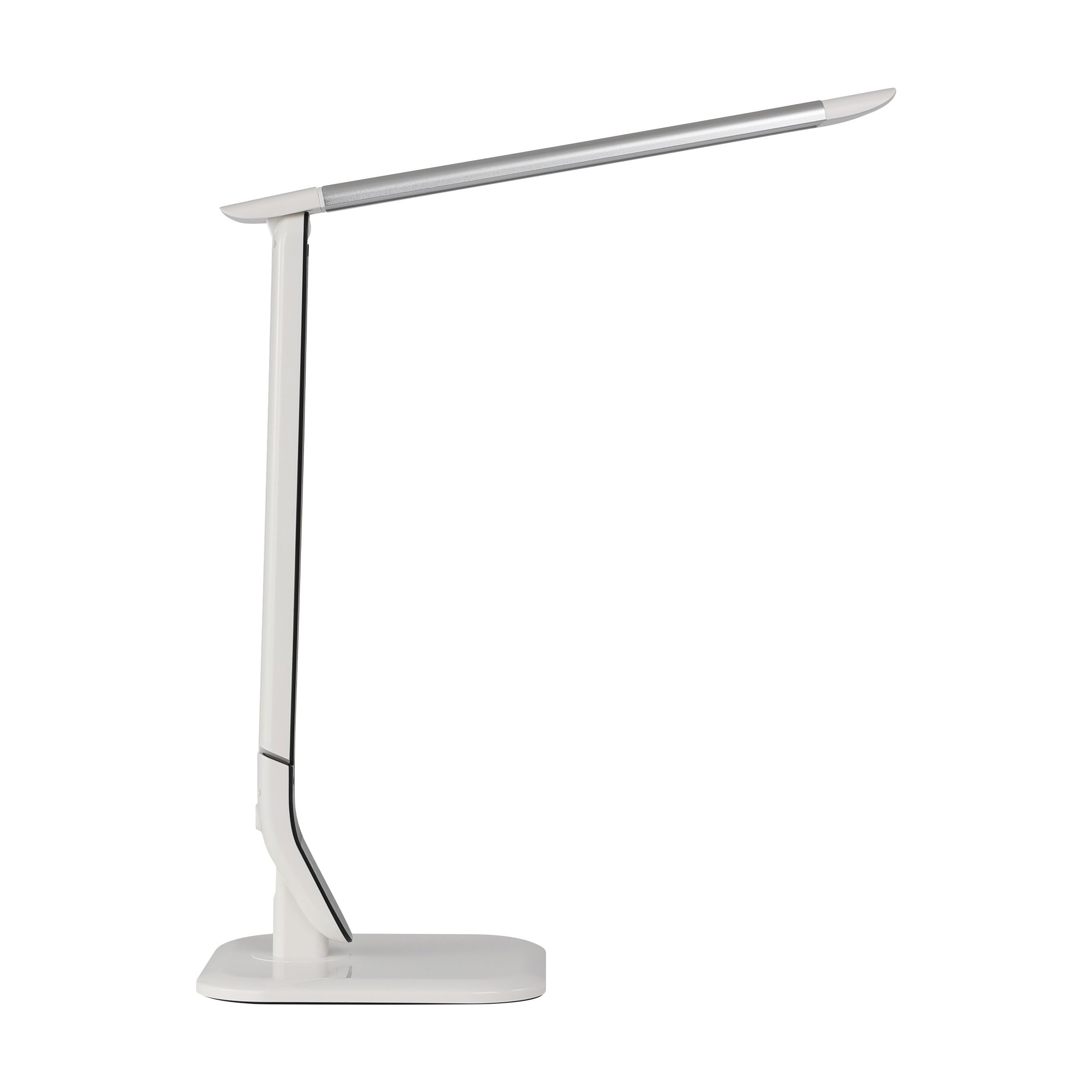 EGLO LED Tischlampe Sellano, 1 flammige Tischleuchte mit Touch | Farbtemperaturwechsel (warm, neutral, kalt), dimmbar, Schreibtischlampe aus hochwertigem Kunststoff, Stahl, Bürolampe in Weiß