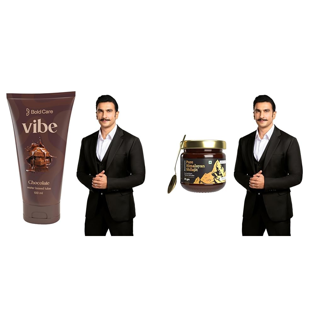 Bold Care Vibe - Natural Personal Lubricant for Men and Women - Premium Chocolate Flavour - Water | Bold Care Himalayan Shilajit Resin - 20 gm (20 gm (Pack of 1))-image-45