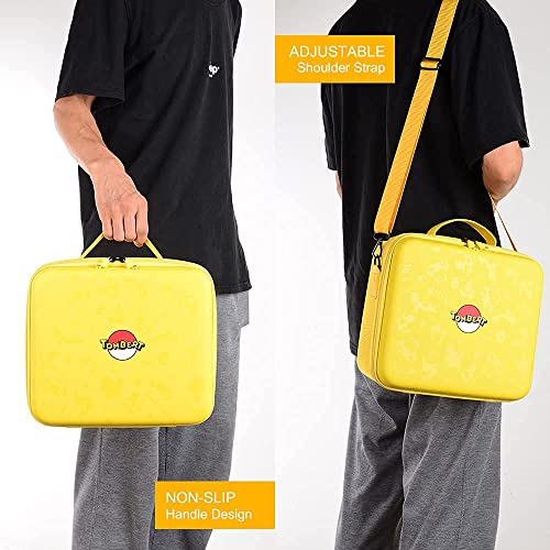 Tombert Travel Carrying Case For Switch & Switch Oled, Unique Design, Deluxe Protective Hard Shell Carry Bag Fits Pro Controller For Nintendo Switch Console & Accessories #TOP6