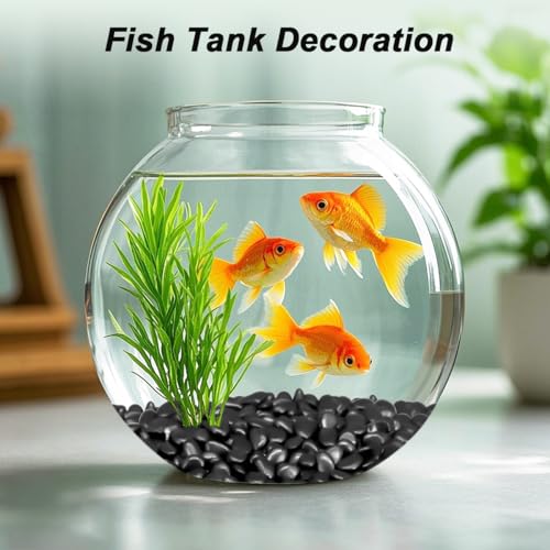 Image of Terrarium Supplies,Virekm River Rocks, Decorative Ornamental Pebbles,Garden Landscaping Stones,Gravel Filler for Home Decoration Flower Bed Fish Tank Plants Vases Succulents