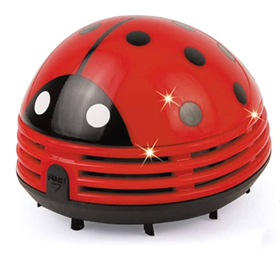 卓上クリーナー てんとう虫 卓上そうじ機 強力吸引 ミニクリーナー Amazon | Coolli 消しゴムカスクリ てんとう虫 子供 ーナー 卓上