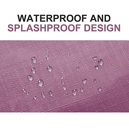 Foldable Travel Duffle Bag, JIMTAB Waterproof Nylon Foldable Carry Package Versatile for Travel Gym Sports Weekender Bag (Purple)4