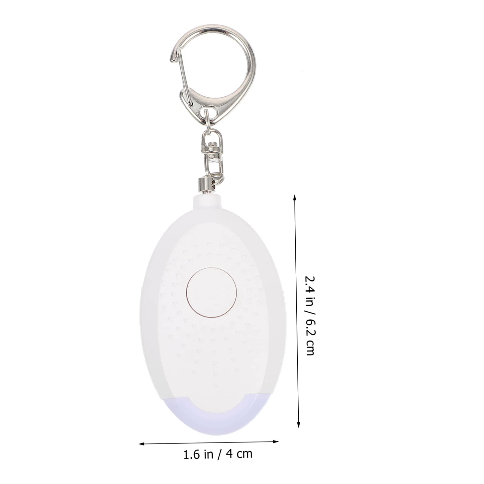 OSALADI 3pièces Alarme Urgence Personnelle avec LED Dispositif De Sécurité pour Femmes Et Personnes Âgées Alarme Sonore Portable pour Joggers Et Travailleurs De Nuit