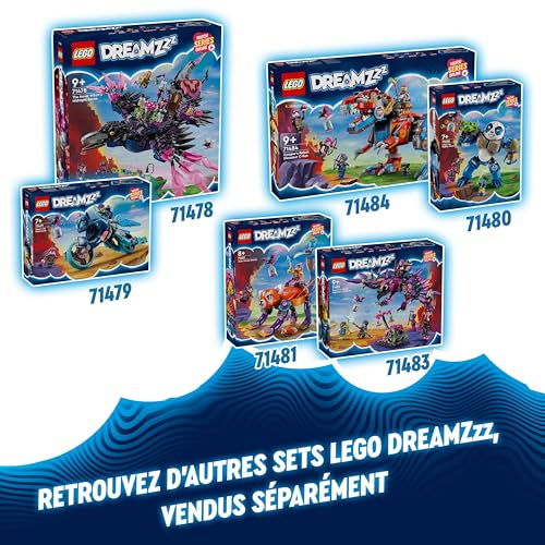 LEGO DREAMZzz 3-en-1 Mateo et Z-Blob, le Robot Chevalier - Set à Construire et à Transformer avec Créatures pour Enfants - Cadeau pour Garçons et Filles à Partir de 10 Ans - Inclut 3 Modes Robot 71485