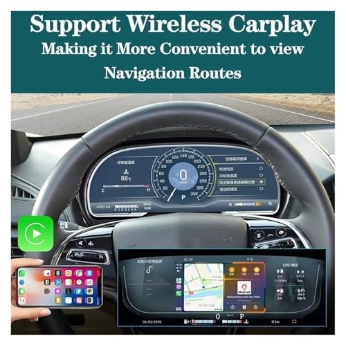 Cabina virtual LCD 12,3 pulgadas compatible Cadillac ATS ATS-L salpicadero 3