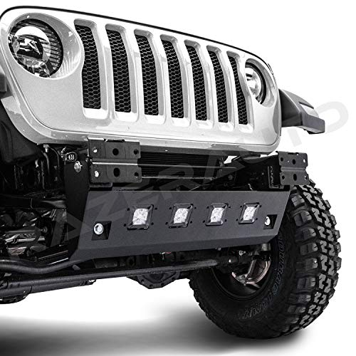 Image of LED Skid Plate for 2018-2025 Jeep Wrangler JL (will not fit bumpers with drop down winch, no LEDs included)