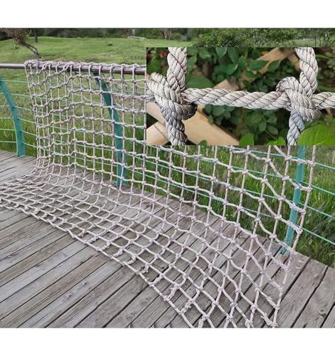 Rete da arrampicata resistente, 2,5 m x 4 m, in poliammide, per allenamento all'aperto, supporto per piante, telaio per parco giochi e attività su scale con corda