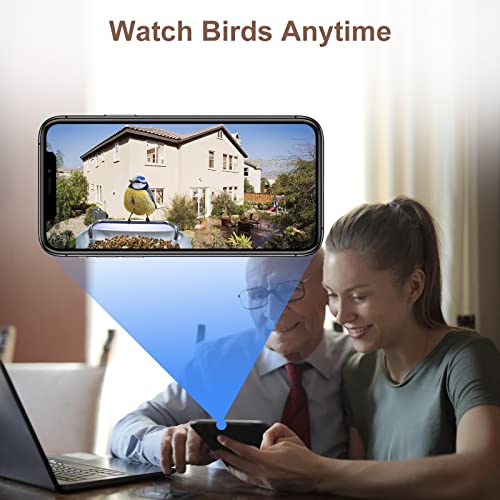 Lkbird Smart Bird Feeder With Camera, Bird House With Camera And Solar Roof, 1080P Hd Camera Auto Capture Bird Videos & Notify And Built-In Microphone (Include 32G Sd Card) #TOP5