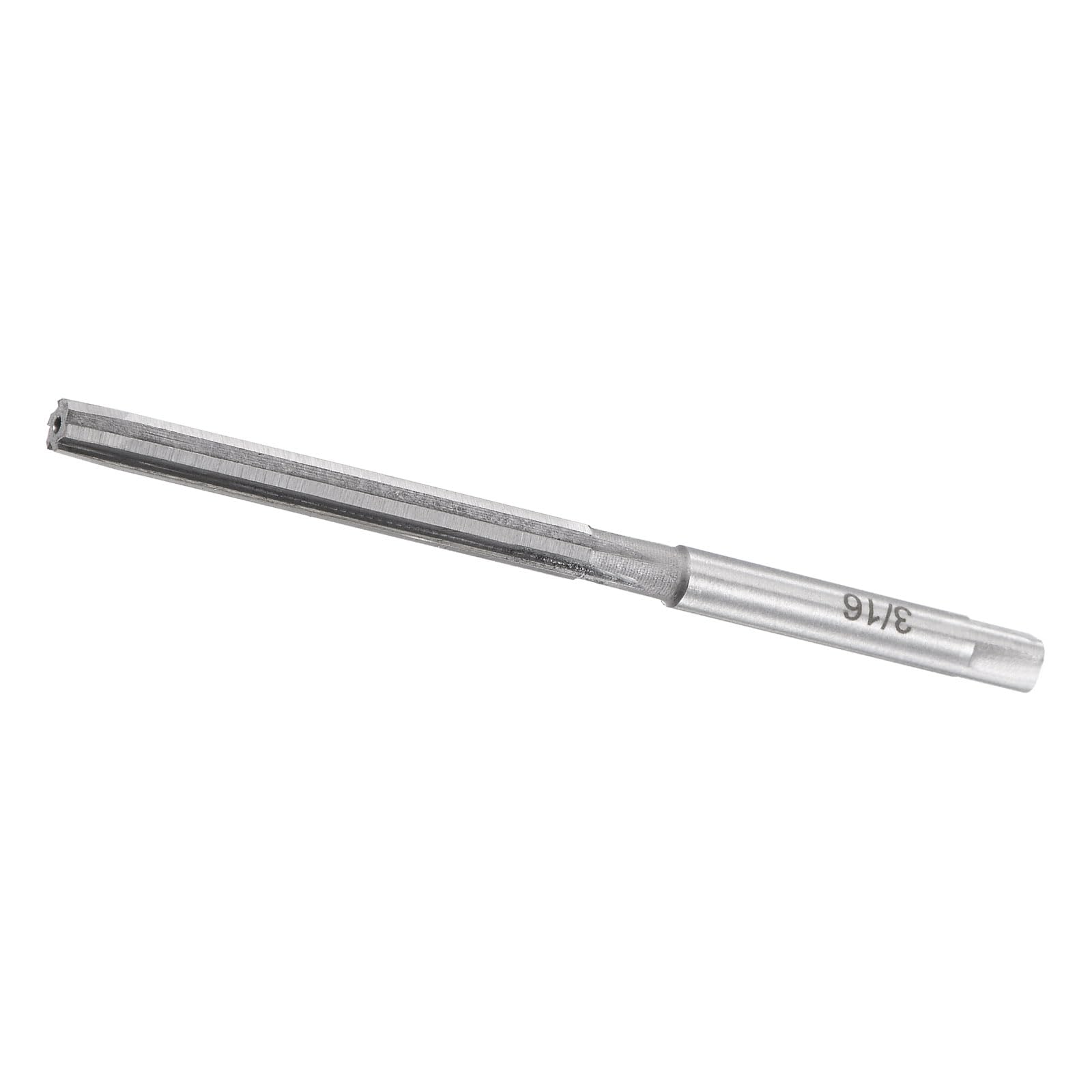 CoCud Hand Reamer, 3/16" Cutting Diameter 6 Flutes, Steel Cutter Tool - (Applications: for Aluminum Copper Plastic)