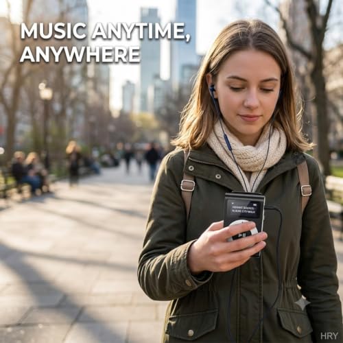 Drumstone Store Drumstone Portable Metal MP3 Player Black - Image 5
