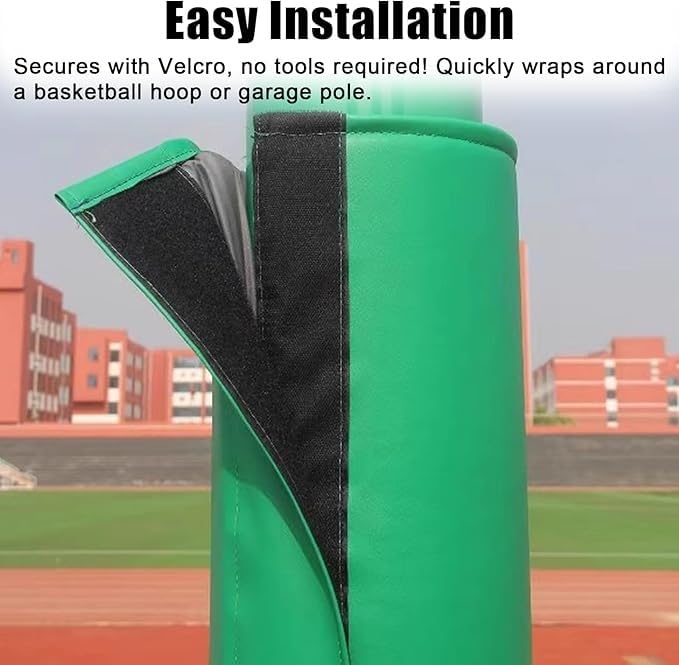 Generico Protezioni Imbottite per Pali di Sicurezza per Basket, Cuscinetti di Protezione in Schiuma, Protezioni avvolgenti per Pali Rotondi, coperture di Sicurezza per p