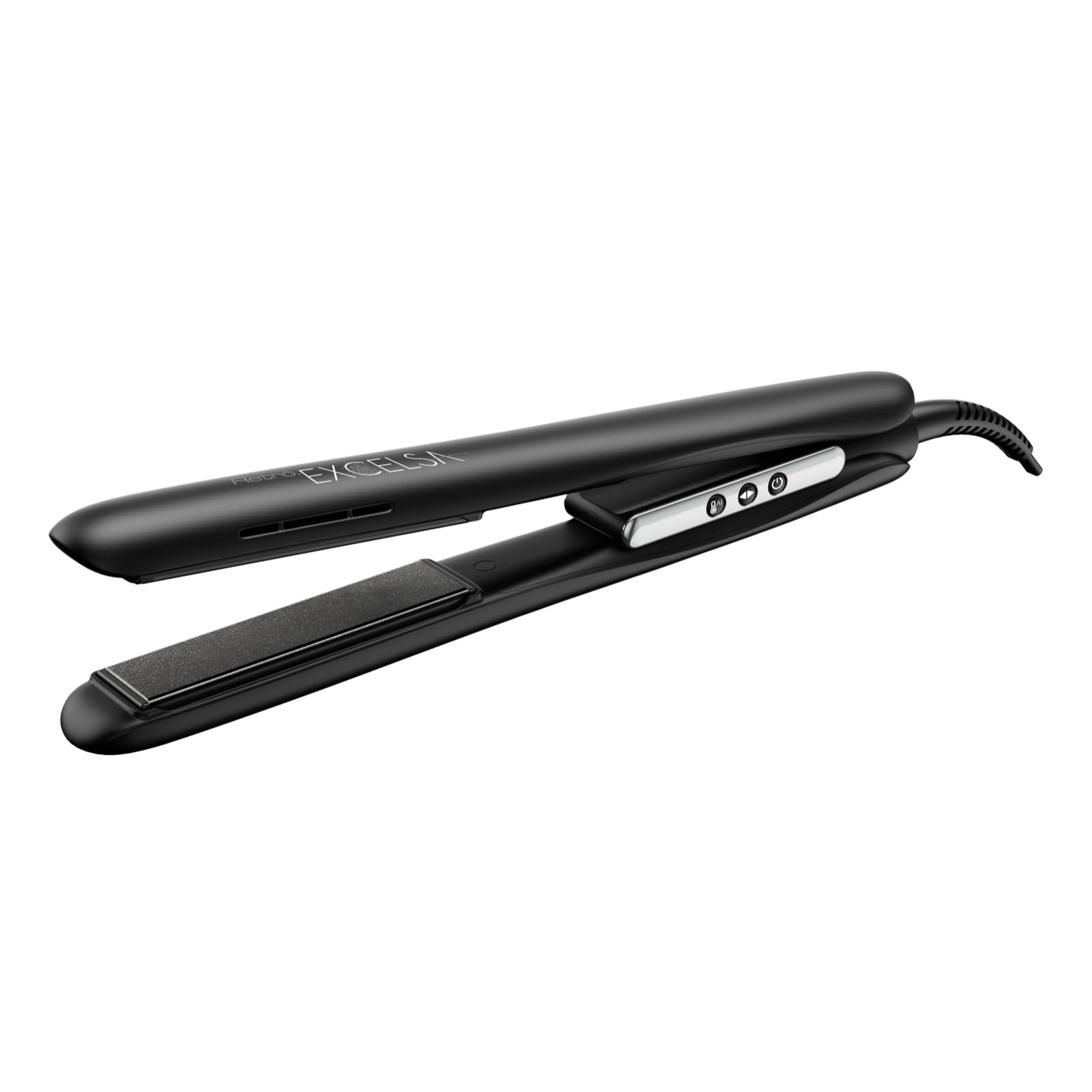 Retro Excelsa Genius Pro RUP-R962S Small | Plancha Estrecha con IA Inteligencia Artificial - Plancha de Pelo Profesional con Tecnología IA | Ajusta la Temperatura Automáticamente según el Cabello