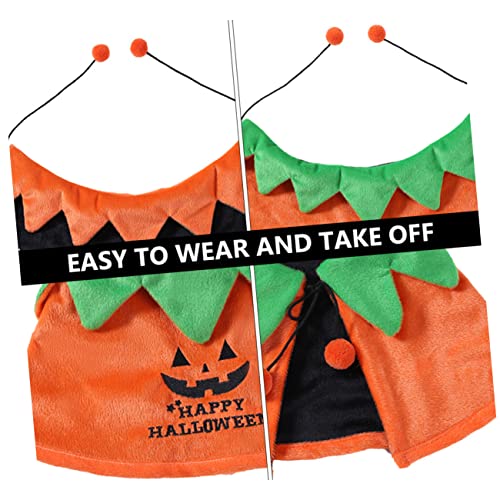 Disfraz Capa Halloween para Perros Talla M Naranja miniatura 7