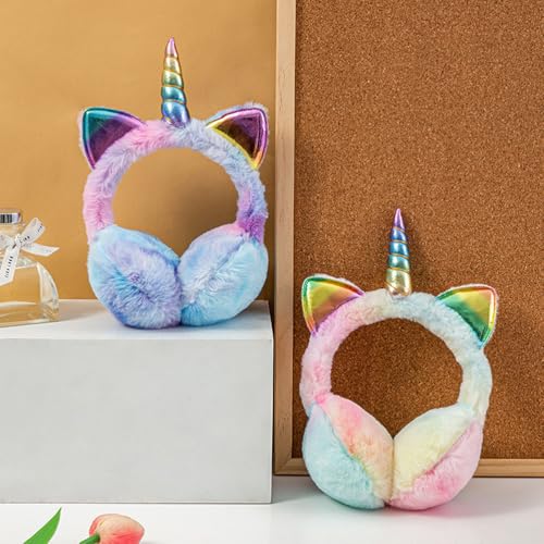Goodangie00 Cute Earmuffs Winter Warm Fluffy Ear Earmuffs for Toddler Girls Boys Kids Children Outdoor Ear Warmer4