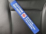 Autism Non-Verbal Medical Alert Seat Belt Cover (Royal Blue)