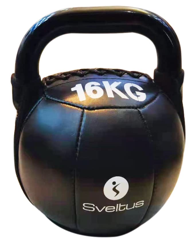 Soft kettlebell PU nero 16 kg