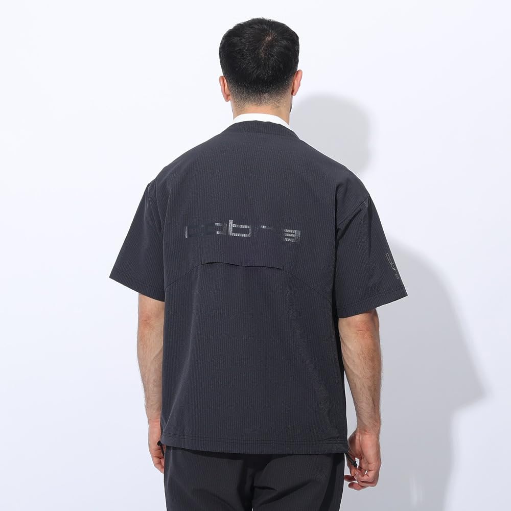 コブラ（メンズ）ゴルフウェア 半袖 サマーウーブンプルオーバー コブラ（Cobra）（メンズ）ゴルフウェア 半袖 吸水速乾 オープン