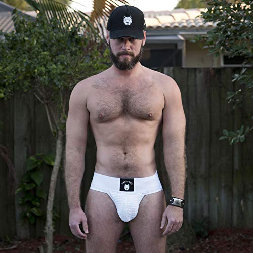 Gruff Pup Quarterback Jockstrap (White, Medium)