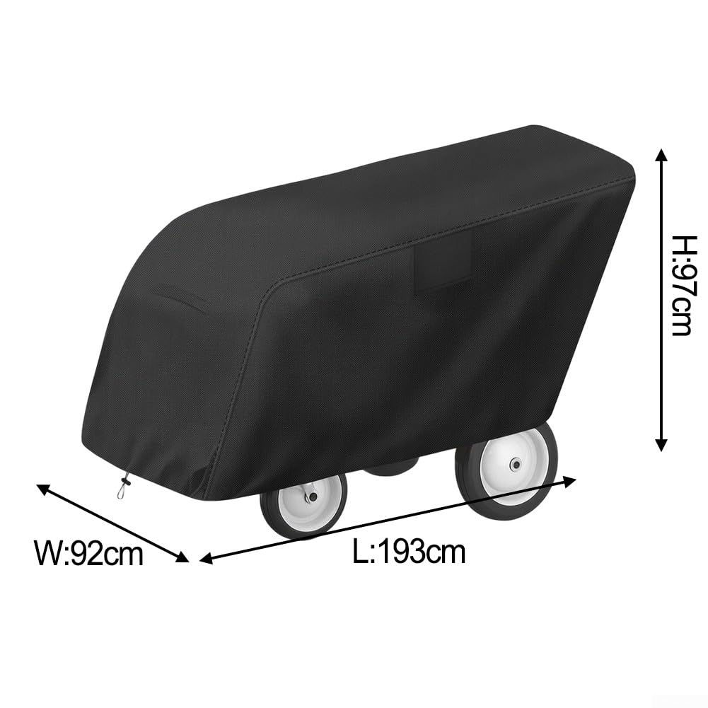 Housse de protection pour poussette d'extérieur 210D imperméable pour 6 passagers, protection contre la pluie et la neige
