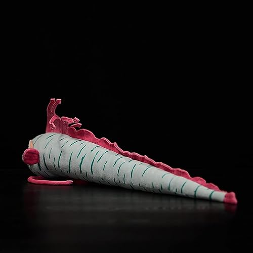Miniatura 4 de lilizzhoumax Oarfish - Animal de peluche realista, animal abisal de simulación, peluche súper suave, juguetes para niños, juguete de figura,
