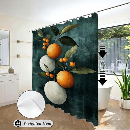 Rideau de douche imperméable à séchage rapide pour baignoire D-4152 - 3