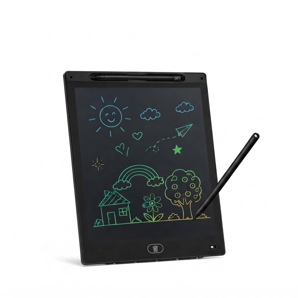 LCD Writing Tablet with Stylus Pen, 12 Inch Big Screen, One-Click Erase, Reusable, Kid Friendly, Lightweight & Portable-image-46