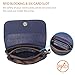 MINICAT INICAT Small Crossbody Purse Built in Wallet Crossbody Bags Pocketbooks for Women(Dark Blue,Large)