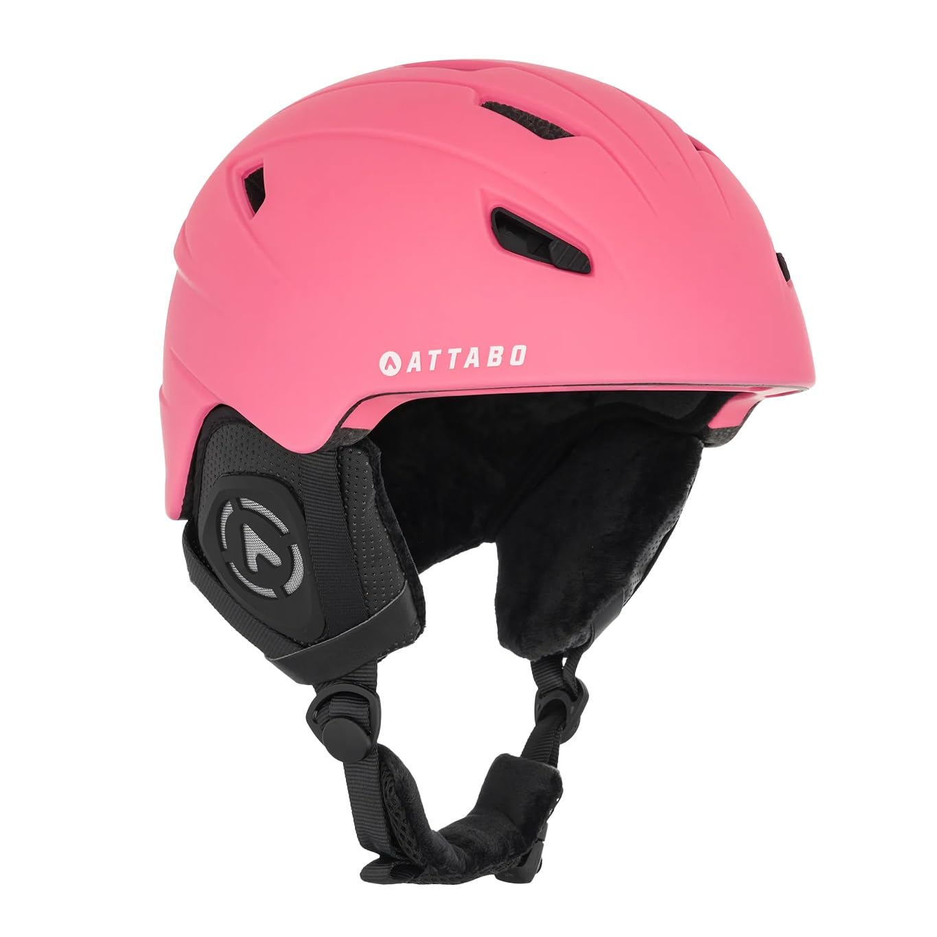 ATTABO S200 Casco da Sci per Bambini | Costruzione In-Mold | Casco sci Bambino con Aerazione Attiva Calzata| Casco sci Donna con Goggle Clip | Casco Ski Regolabile 50-54cm