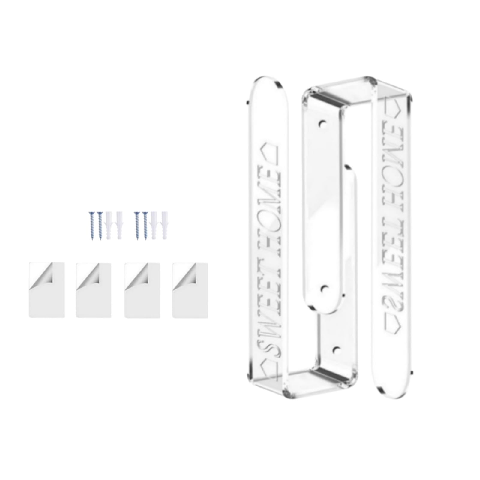 Of 2 Elegant Clear Acrylic Curtain Tiebacks Hooks Modern Homes Decors Minimalists Easy Installation Drapery Holders Clear Curtain Holdback Wall Mount