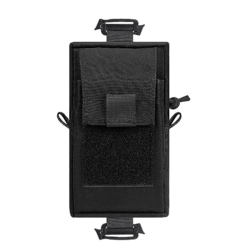 Borsa da campeggio per esterni grande capacità con custodia per telefono e tasche in nylon con cerniera