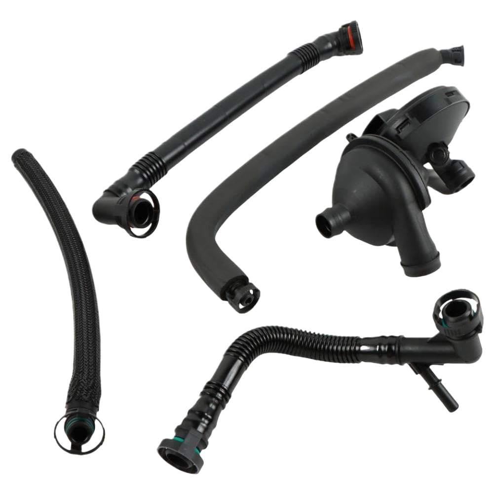 Dwogcebx Onecolor Crankcase Ventilation Hose Kit 11617504535 11617504536 11611432559 Compatible With E46 E39 M52 M54 Kge