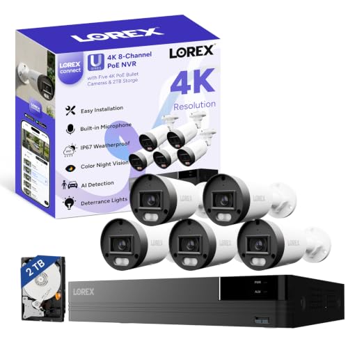 Lorex U-Series 4K 8-Channel 5-Bullet System