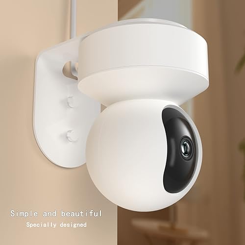 Vista 2 de Zwolf Soporte de pared de metal en L para cámara Reolink E1 Pro, proporciona mejores ángulos de visión para cámara interior Reolink (no incluida)