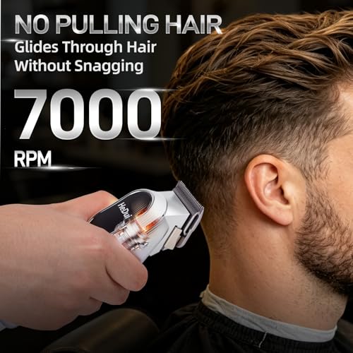 Cortadoras de pelo inalámbricas de acero inoxidable que solucionan los tirones de cabello 4