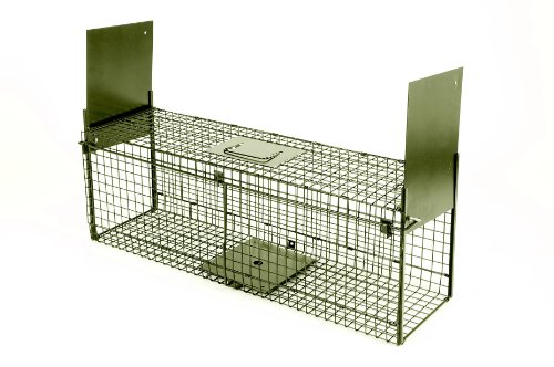KrapTrap® platzsparende Tierfalle, Lebendfalle, Katzenfalle, 92 x 32 x 26 cm