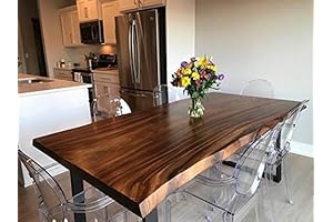 INCREDIBLE Live Edge Dining Table for 8 - Create Unforgettable Dining Experiences