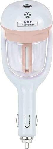 Mightyduty - Humidificador de aromaterapia para coche, difusor de aceites esenciales, color rosa