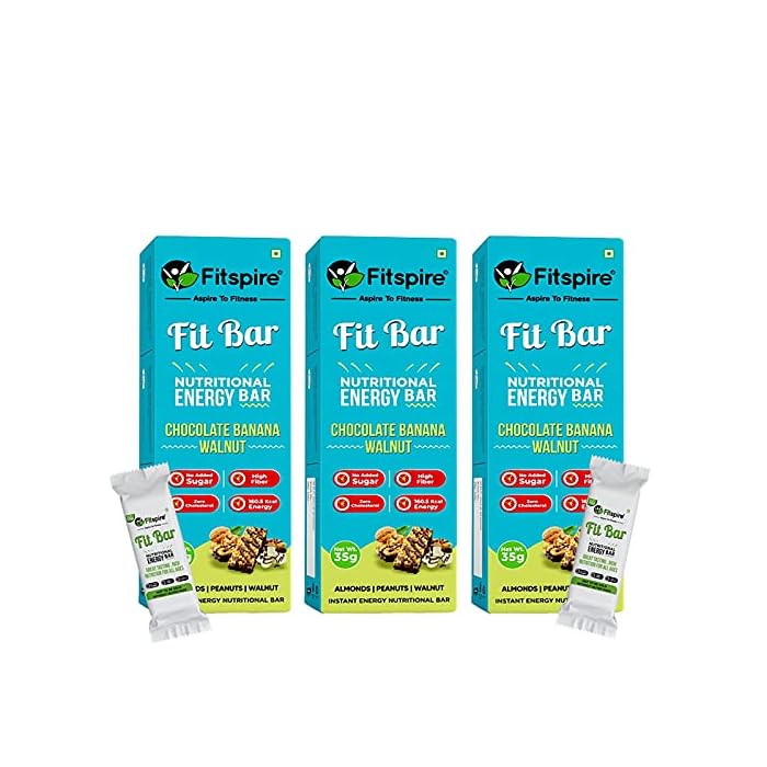 Buy Fitspire Fit Nutrition Energy Bar Healthy Sugar Free Protein Bar