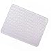 Alfombrilla para escurrir platos de silicona, alfombrilla para secar, resistente al calor, antideslizante, 40 x 31 cm (gris claro)