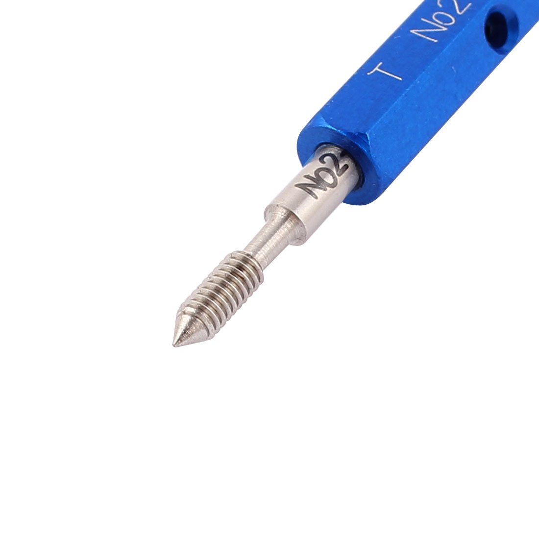 Aexit NO2-56UNC 2B Threading Taps Double Head Hex Handle Go/No Go Thread Pipe Taps Gage Gauge