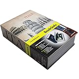 Caja fuerte simulada: esta caja de seguridad de acero robusta y compacta es ideal para guardar dinero, pasaportes, joyas, pistola, y otros objetos.