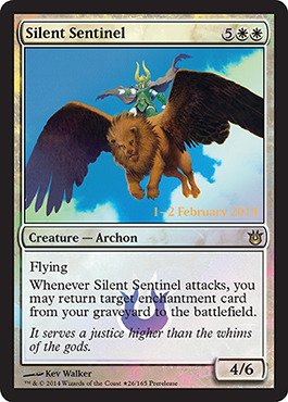 Magic The Gathering - Silent Sentinel (26/165) - Prerelease & Release Promos - Foil