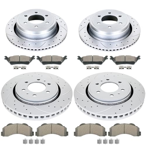 Image of Acinoparts Front and Rear for 2012-2014 Ford F-150 (6-Lug Models)