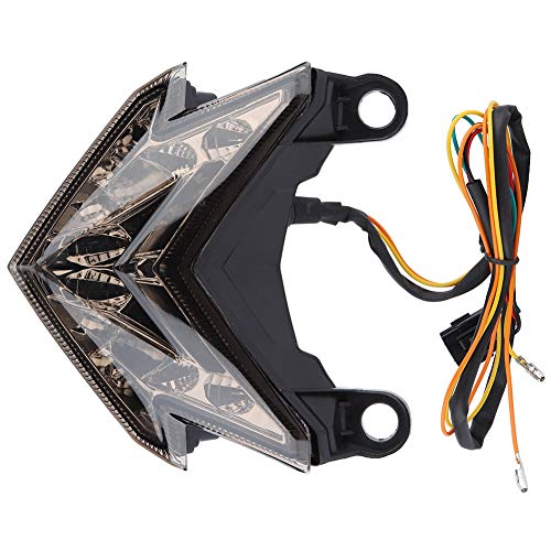 Motorrad LED Rücklicht Lampe Bremse Blinker Rücklicht Kompatibel Mit Z800 2013 2014:(schwarz)