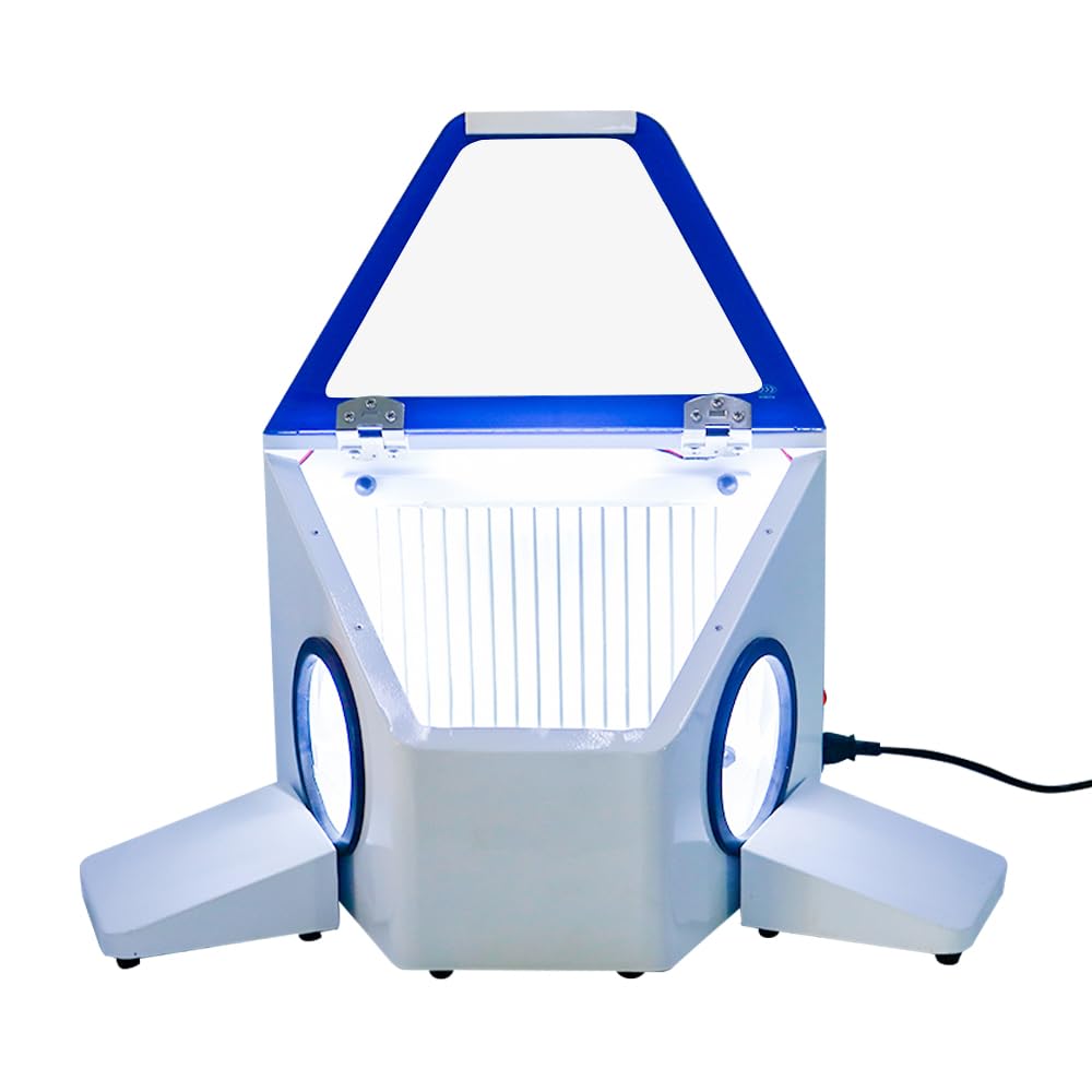 Castanai Lab Sandblasting and Grinding Vacuum Cleaner Dust Collector Sandblaster with Shadowless Lamp