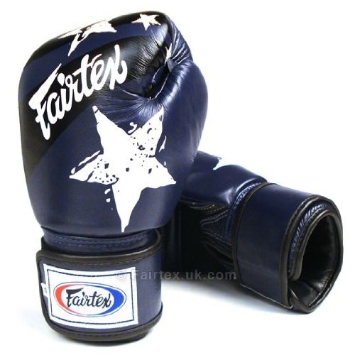 FairtexFairtex Nation Print Boxing Gloves - Blue 14oz Adult Boxing Gloves Blue 14oz